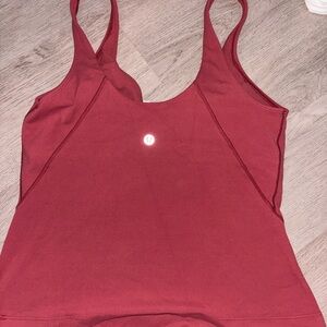 Lululemon Athletica Burgundy Tank Top